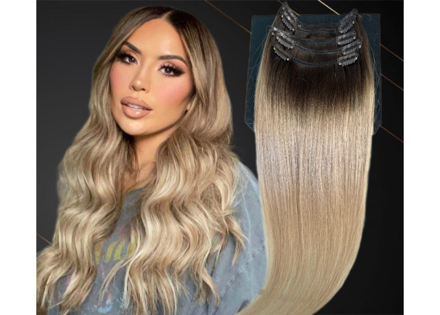 Extensii Clip-On MiniGold Ombre #4/#20